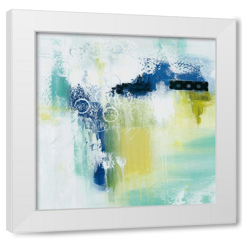 Swept Off My Feet II White Modern Wood Framed Art Print by Hawkins, Julie