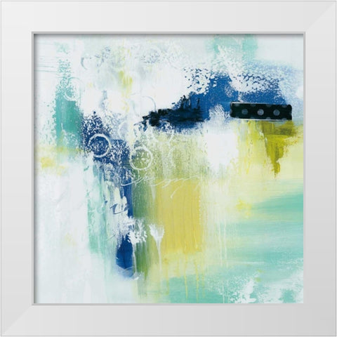 Swept Off My Feet II White Modern Wood Framed Art Print by Hawkins, Julie