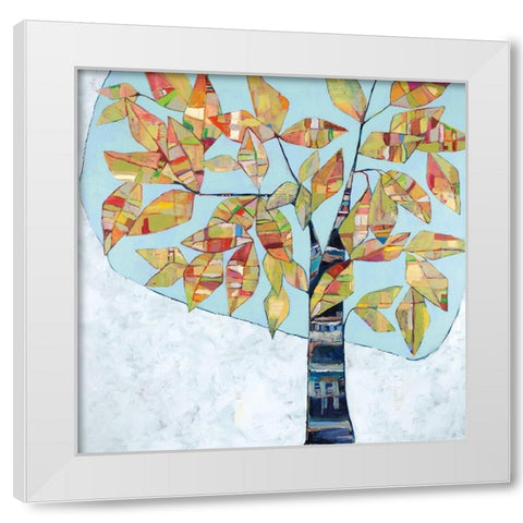Leisure And Repose White Modern Wood Framed Art Print by Swider, Staci