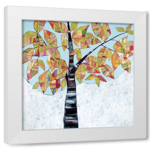 Over Our Heads White Modern Wood Framed Art Print by Swider, Staci