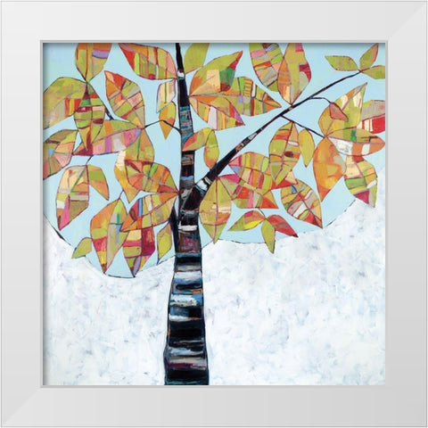 Over Our Heads White Modern Wood Framed Art Print by Swider, Staci
