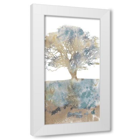 Water Tree II White Modern Wood Framed Art Print by Fontaine, Stephane