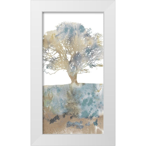 Water Tree II White Modern Wood Framed Art Print by Fontaine, Stephane