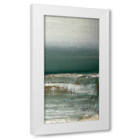 Shallows II White Modern Wood Framed Art Print by Gold, Caroline