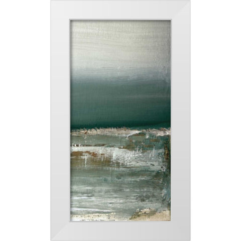 Shallows II White Modern Wood Framed Art Print by Gold, Caroline