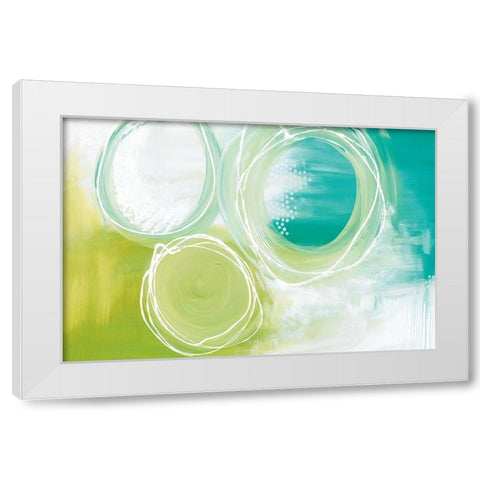 Praying For No Strings White Modern Wood Framed Art Print by Julie Hawkins
