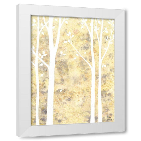 Simple State II White Modern Wood Framed Art Print by Banks, Debbie