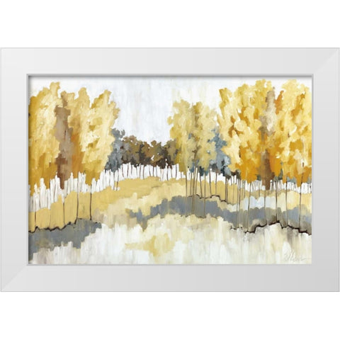 Grasslands White Modern Wood Framed Art Print by Ellens, Jacqueline