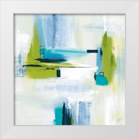 Like You Do White Modern Wood Framed Art Print by Hawkins, Julie