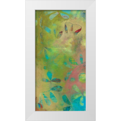 Laughter and Tears II White Modern Wood Framed Art Print by Weber, Jennifer
