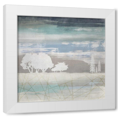 From the Earth II White Modern Wood Framed Art Print by Duncan-He, Louis