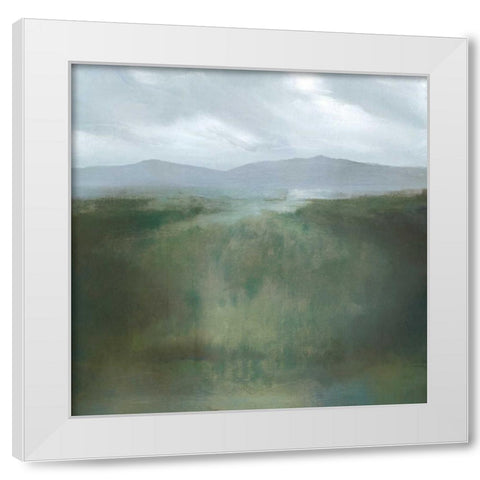 Last Light White Modern Wood Framed Art Print by Gold, Caroline