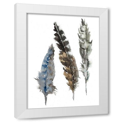 A Light Touch II White Modern Wood Framed Art Print by Meyers, Rebecca