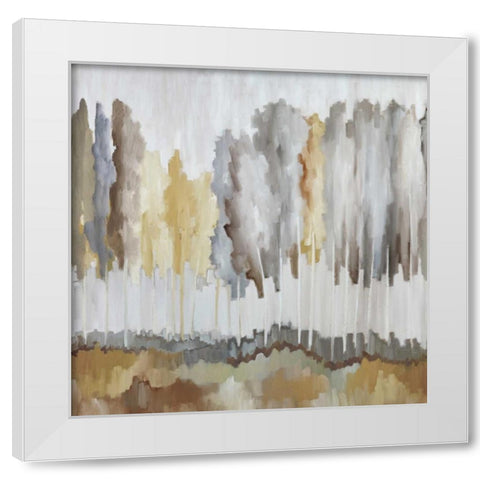 Edge of the Field White Modern Wood Framed Art Print by Ellens, Jacqueline
