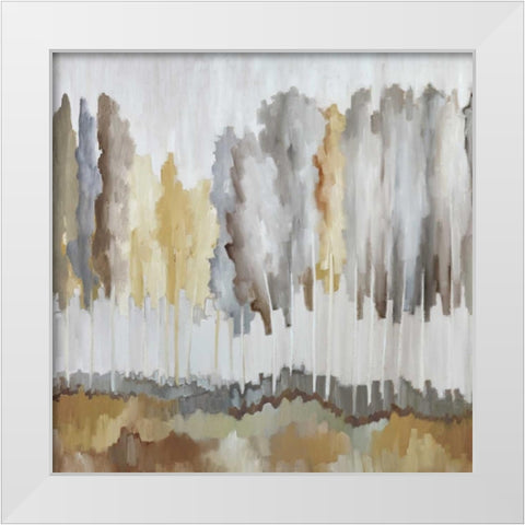Edge of the Field White Modern Wood Framed Art Print by Ellens, Jacqueline