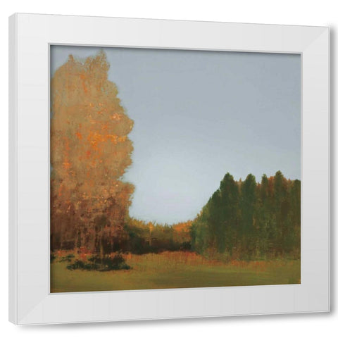 Copper Grove I White Modern Wood Framed Art Print by Gold, Caroline