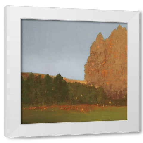 Copper Grove II White Modern Wood Framed Art Print by Gold, Caroline