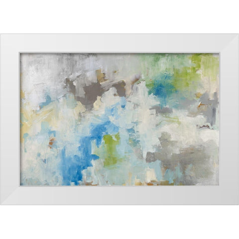High Seas White Modern Wood Framed Art Print by Ellens, Jacqueline