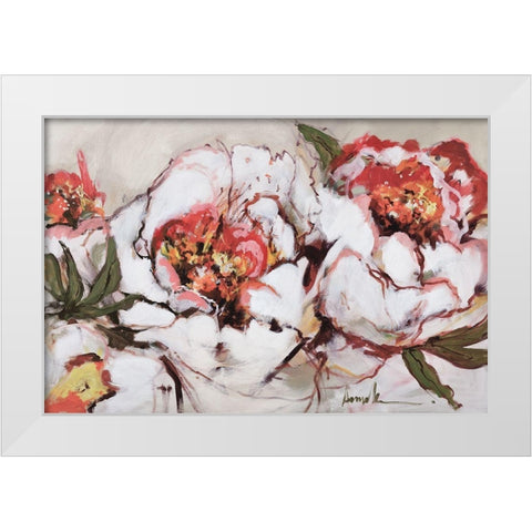 Charade Of Spring White Modern Wood Framed Art Print by Fitzsimmons, A.