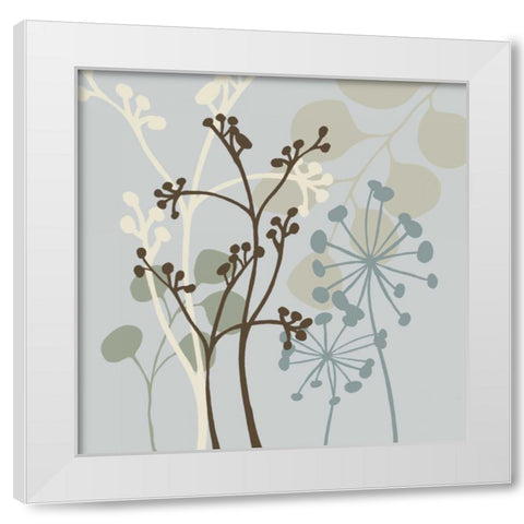 Sky Dance I White Modern Wood Framed Art Print by Venter, Tandi