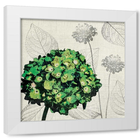 A Touch of Color IV White Modern Wood Framed Art Print by Venter, Tandi