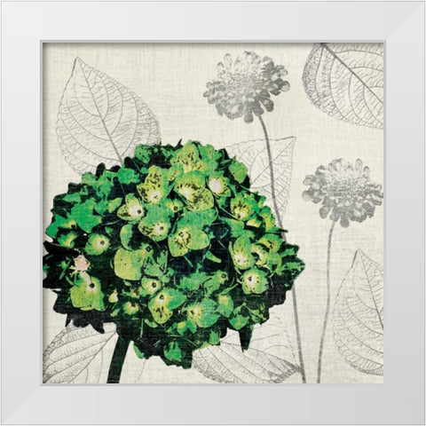 A Touch of Color IV White Modern Wood Framed Art Print by Venter, Tandi