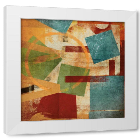 Alphabet Soup I White Modern Wood Framed Art Print by NOAH