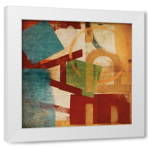 Alphabet Soup II White Modern Wood Framed Art Print by NOAH