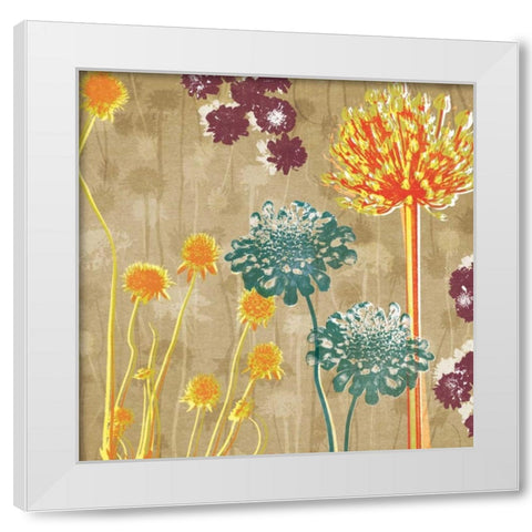 Good Times II White Modern Wood Framed Art Print by Venter, Tandi