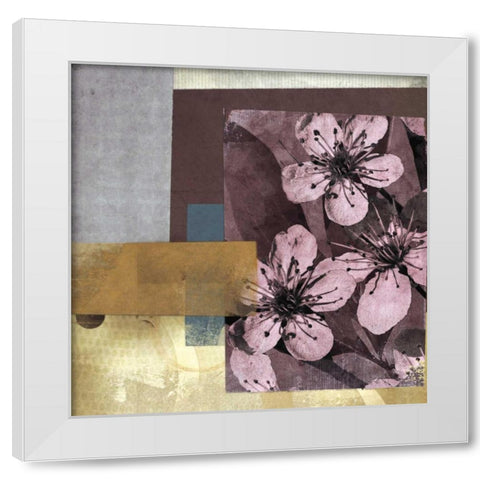 Spring Forward II White Modern Wood Framed Art Print by NOAH