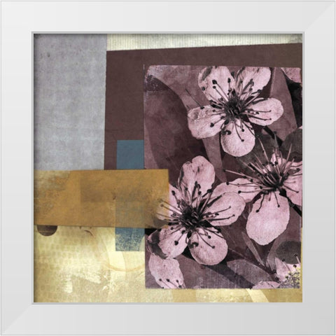 Spring Forward II White Modern Wood Framed Art Print by NOAH