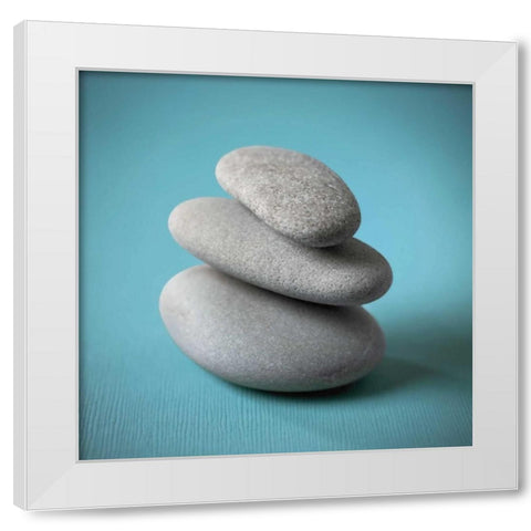 Rock Art I White Modern Wood Framed Art Print by Frank, Assaf