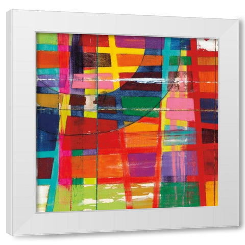 Day Off White Modern Wood Framed Art Print by Vida, Dante