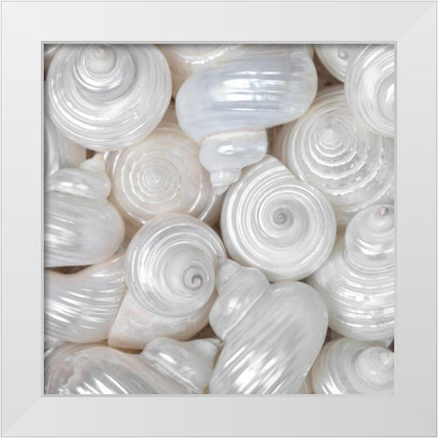 Opalesque I White Modern Wood Framed Art Print by Frank, Assaf