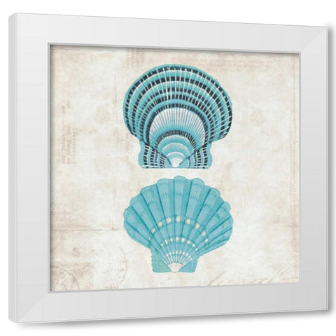 Under the Sea III White Modern Wood Framed Art Print by Berg, Sabine