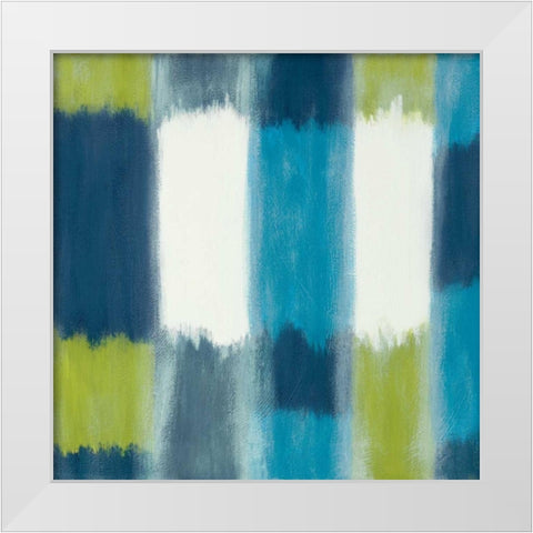 Merge I White Modern Wood Framed Art Print by Vindedzis, Rita