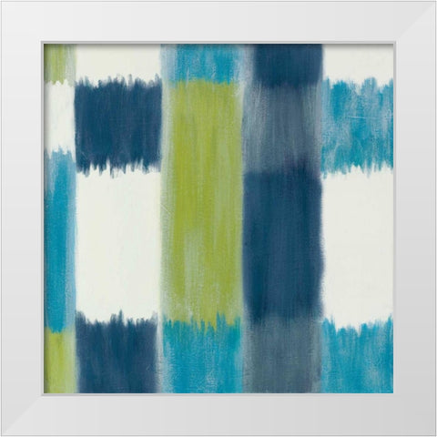 Merge II White Modern Wood Framed Art Print by Vindedzis, Rita