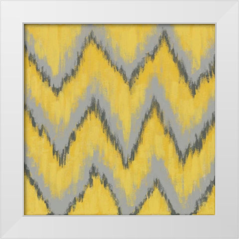 Playful III White Modern Wood Framed Art Print by Vindedzis, Rita
