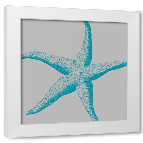 Sea Stars II White Modern Wood Framed Art Print by Berg, Sabine