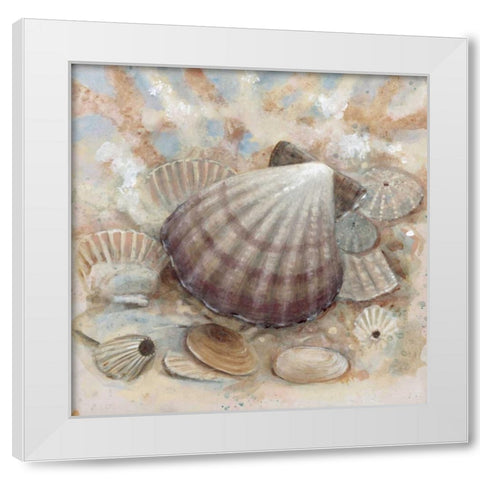 Beach Prize II White Modern Wood Framed Art Print by Fisk, Arnie
