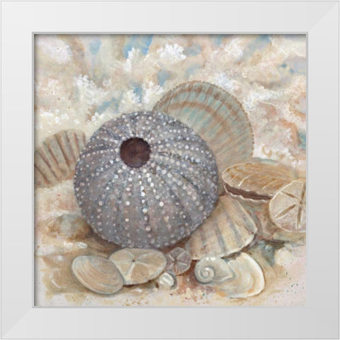 Beach Prize III White Modern Wood Framed Art Print by Fisk, Arnie