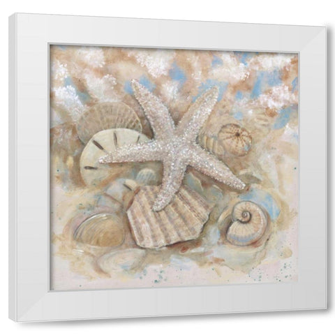 Beach Prize IV White Modern Wood Framed Art Print by Fisk, Arnie