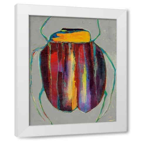 Whats Bugging You? IV White Modern Wood Framed Art Print by Swider, Staci