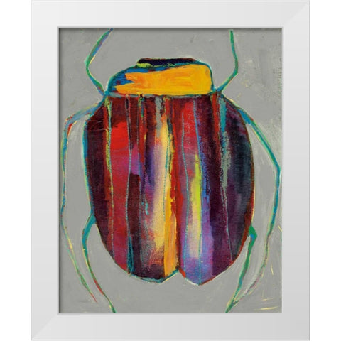 Whats Bugging You? IV White Modern Wood Framed Art Print by Swider, Staci