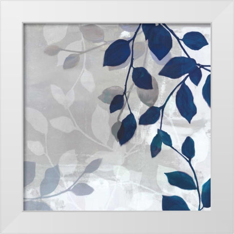 Leaves in the Mist I White Modern Wood Framed Art Print by Venter, Tandi