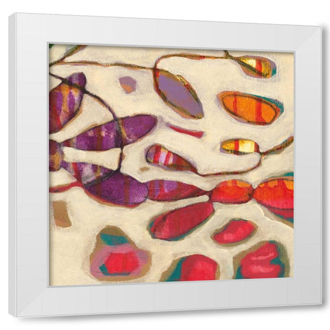 Sweet Surprise IV White Modern Wood Framed Art Print by Weber, Jennifer