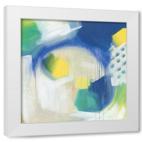 Breath Into Me White Modern Wood Framed Art Print by Hawkins, Julie