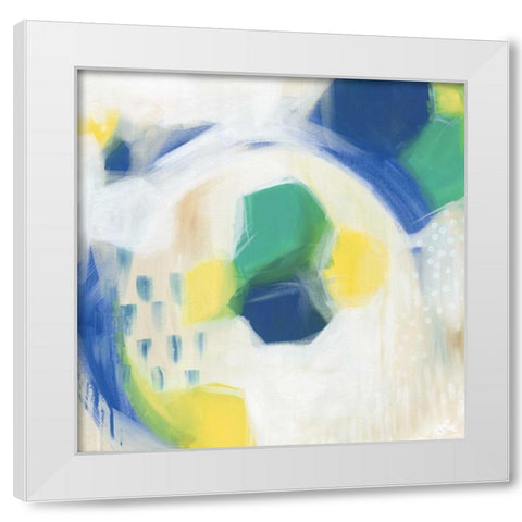 From The Dark White Modern Wood Framed Art Print by Hawkins, Julie