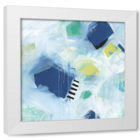 Like Open Doors White Modern Wood Framed Art Print by Hawkins, Julie