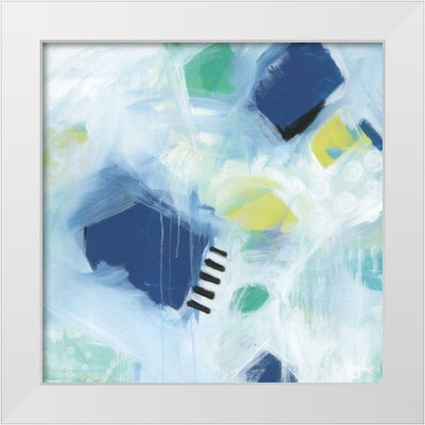 Like Open Doors White Modern Wood Framed Art Print by Hawkins, Julie